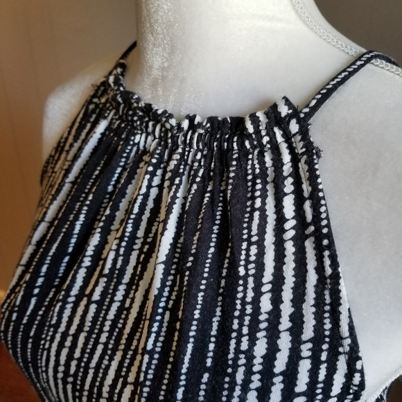 Sleeveless black and white loft dress - Picture 2 of 8